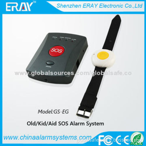 Wireless GSM auto dialer alarm personal alert safety system with two-way intercom